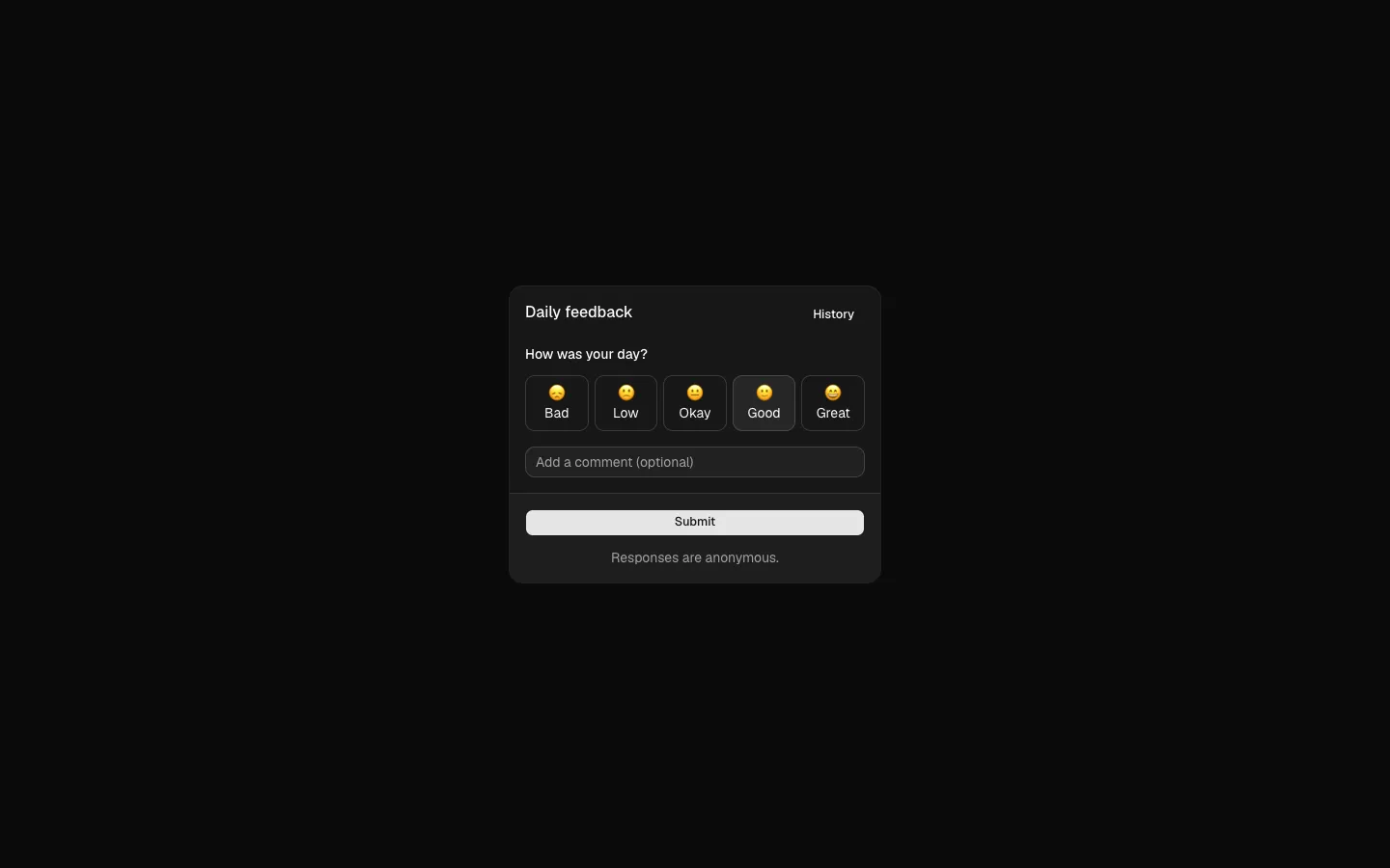 Daily Feedback 1