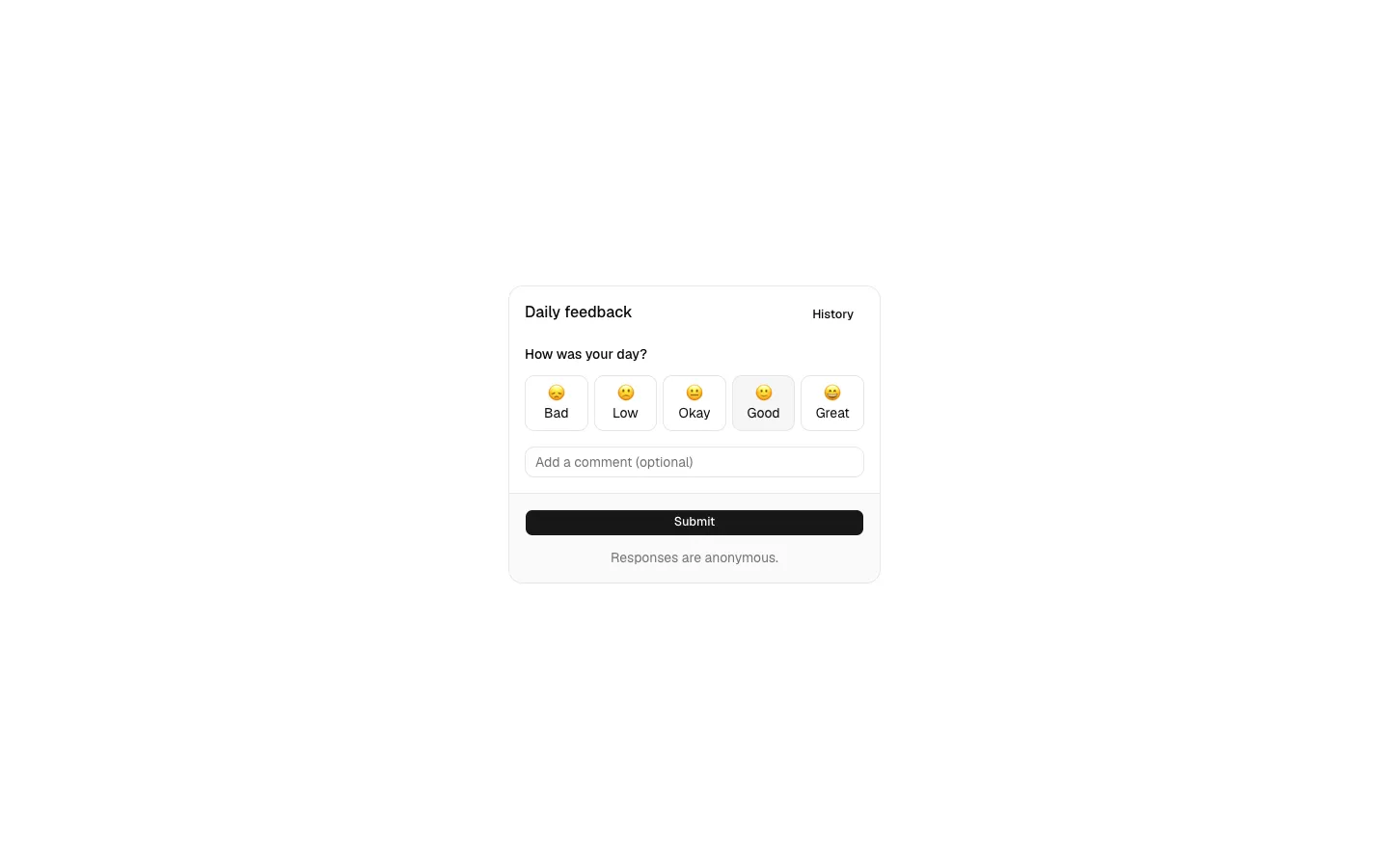 Daily Feedback 1