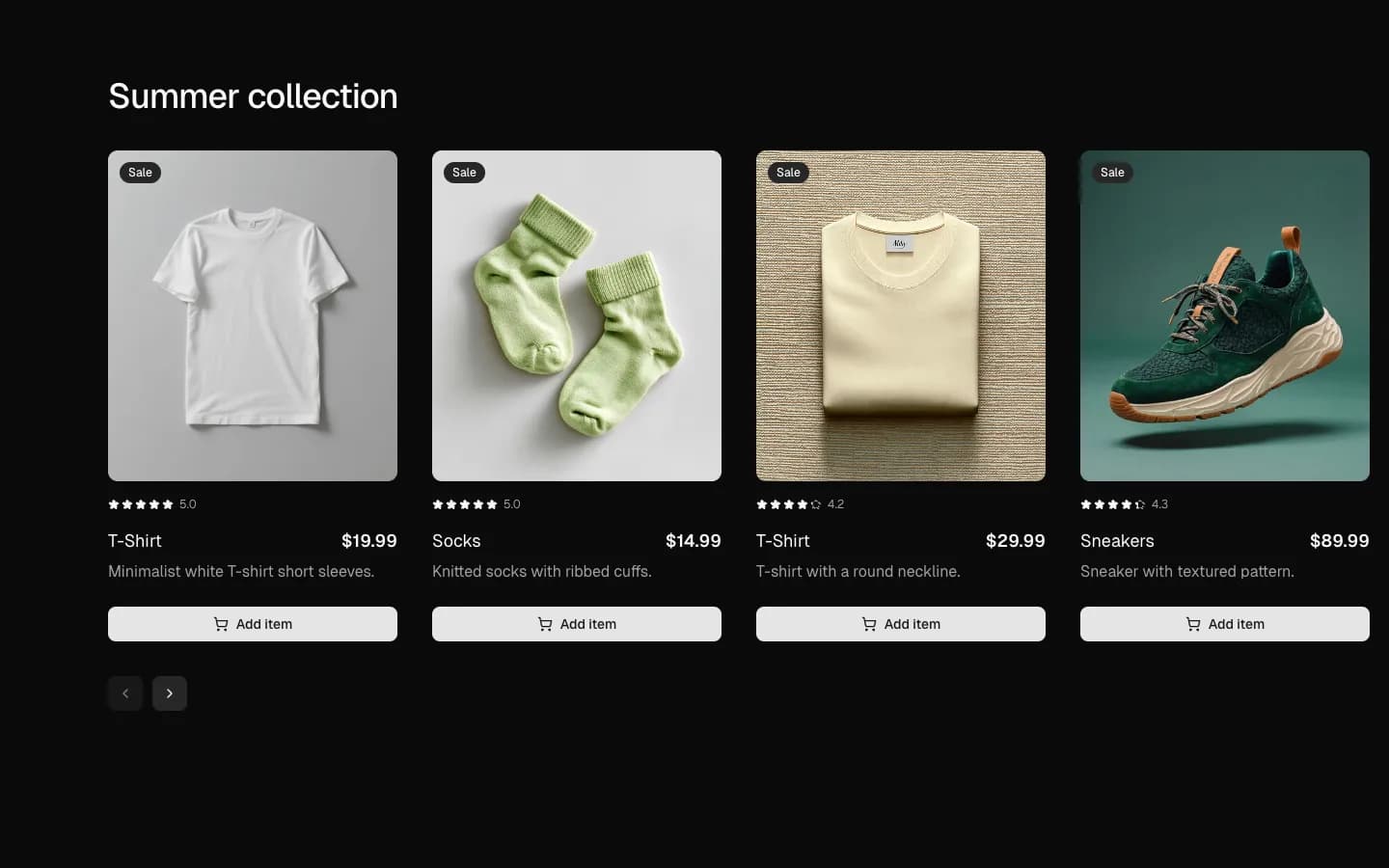 Product List 5