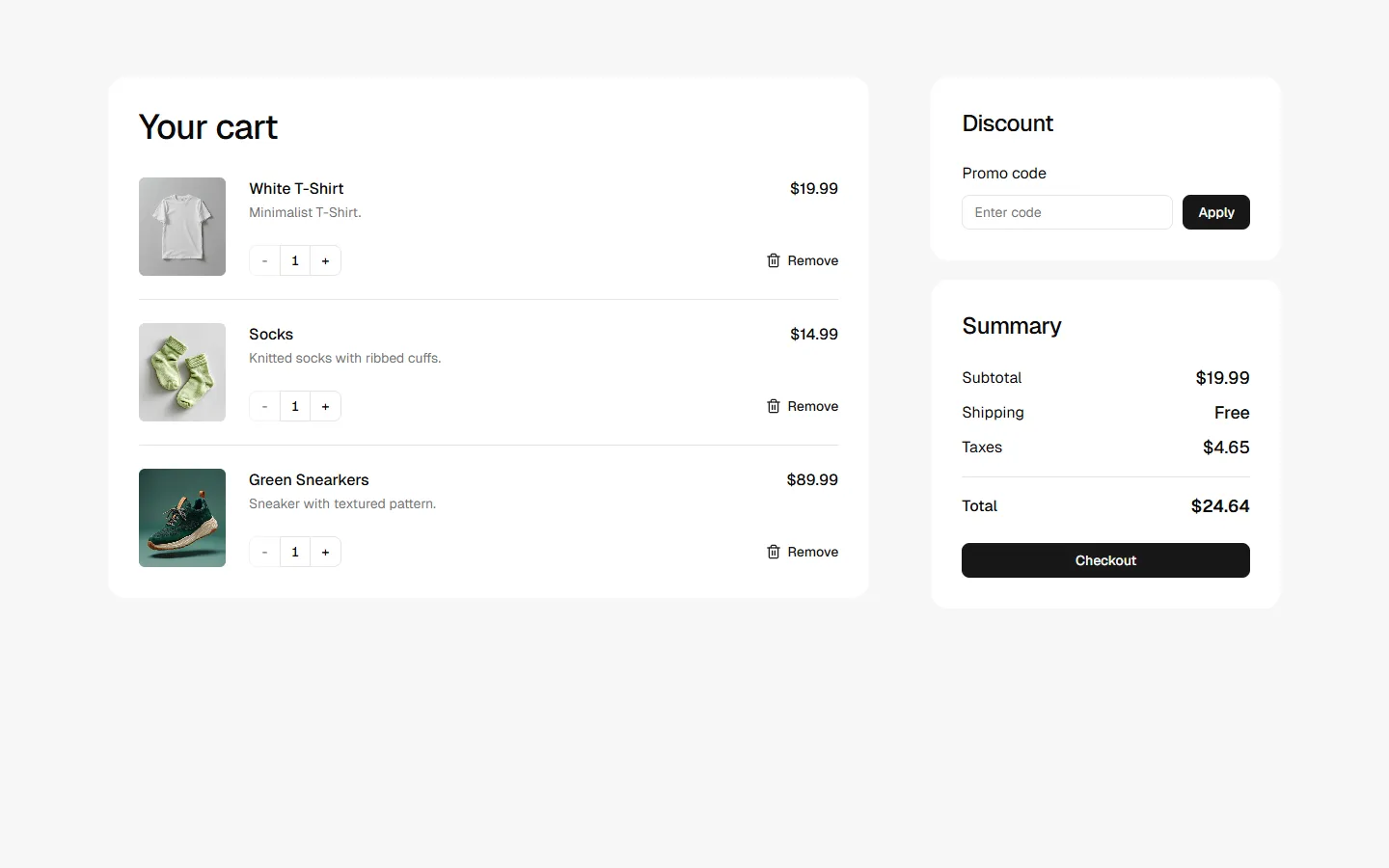 Shopping Cart 4