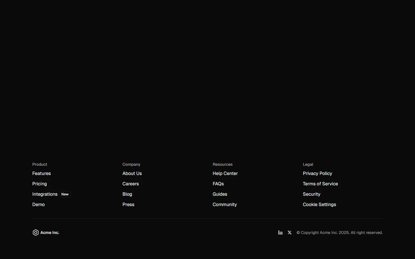 Footer 1