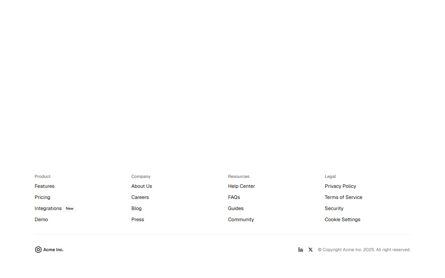 Footer 1