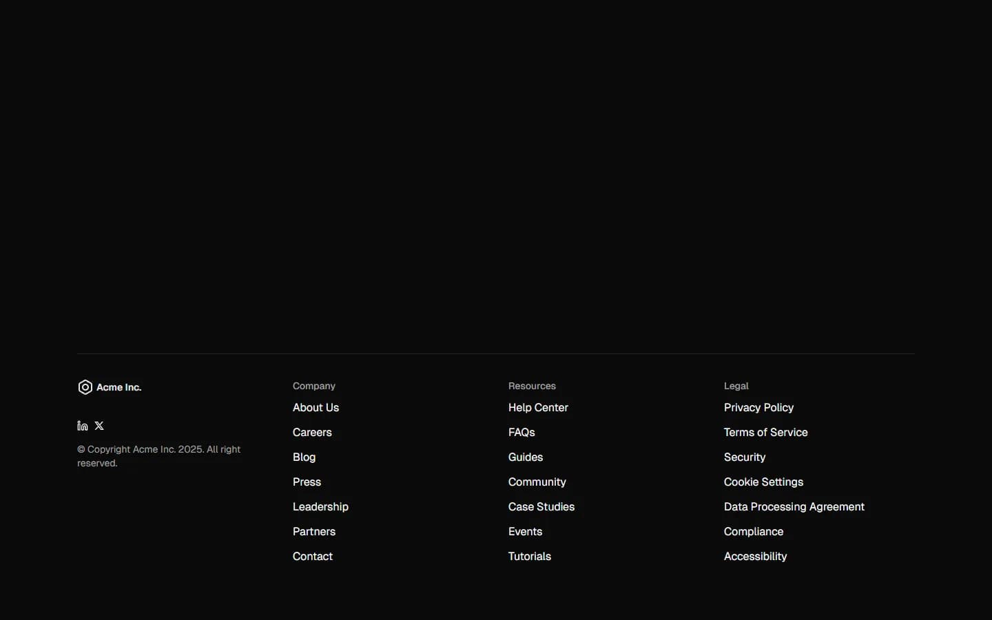 Footer 3