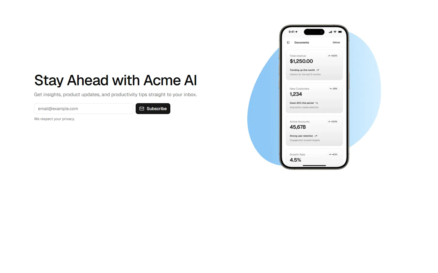Newsletter Signup 1