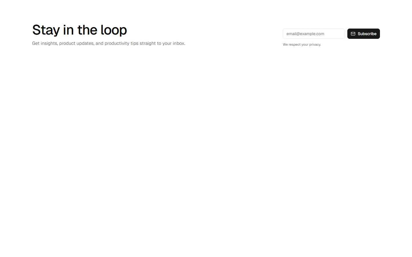 Newsletter Signup 3