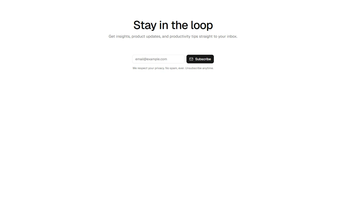 Newsletter Signup 4