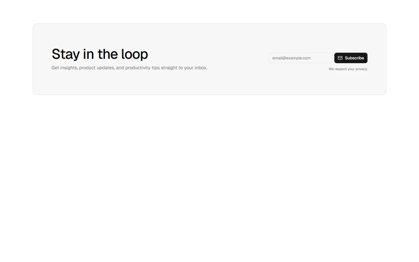 Newsletter Signup 5