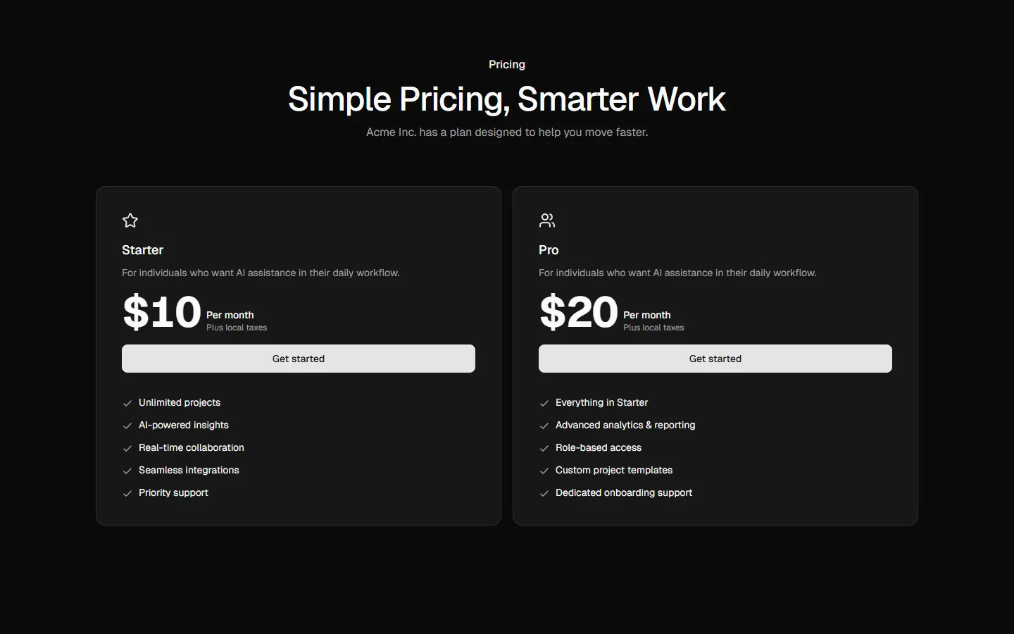 Pricing 2