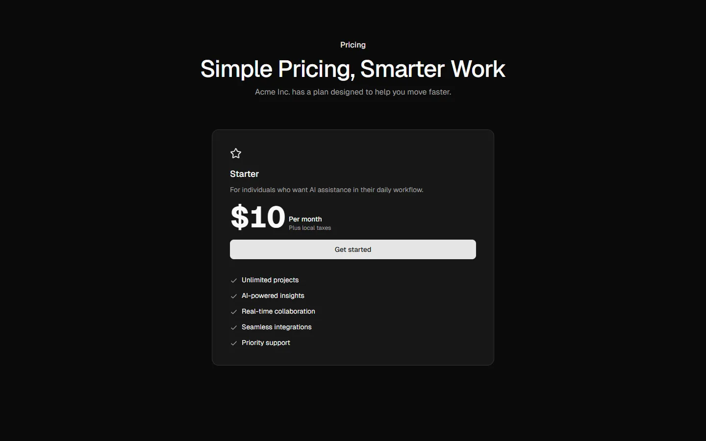 Pricing 3