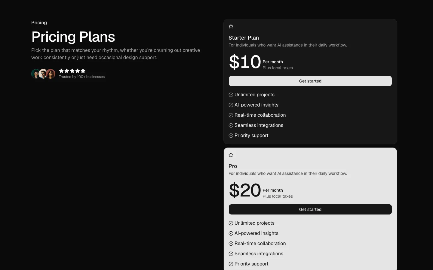 Pricing 8
