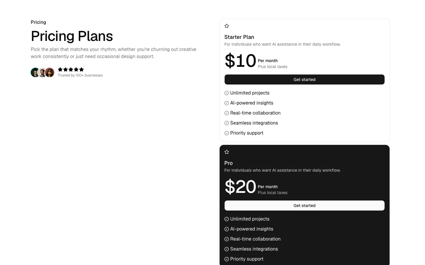 Pricing 8
