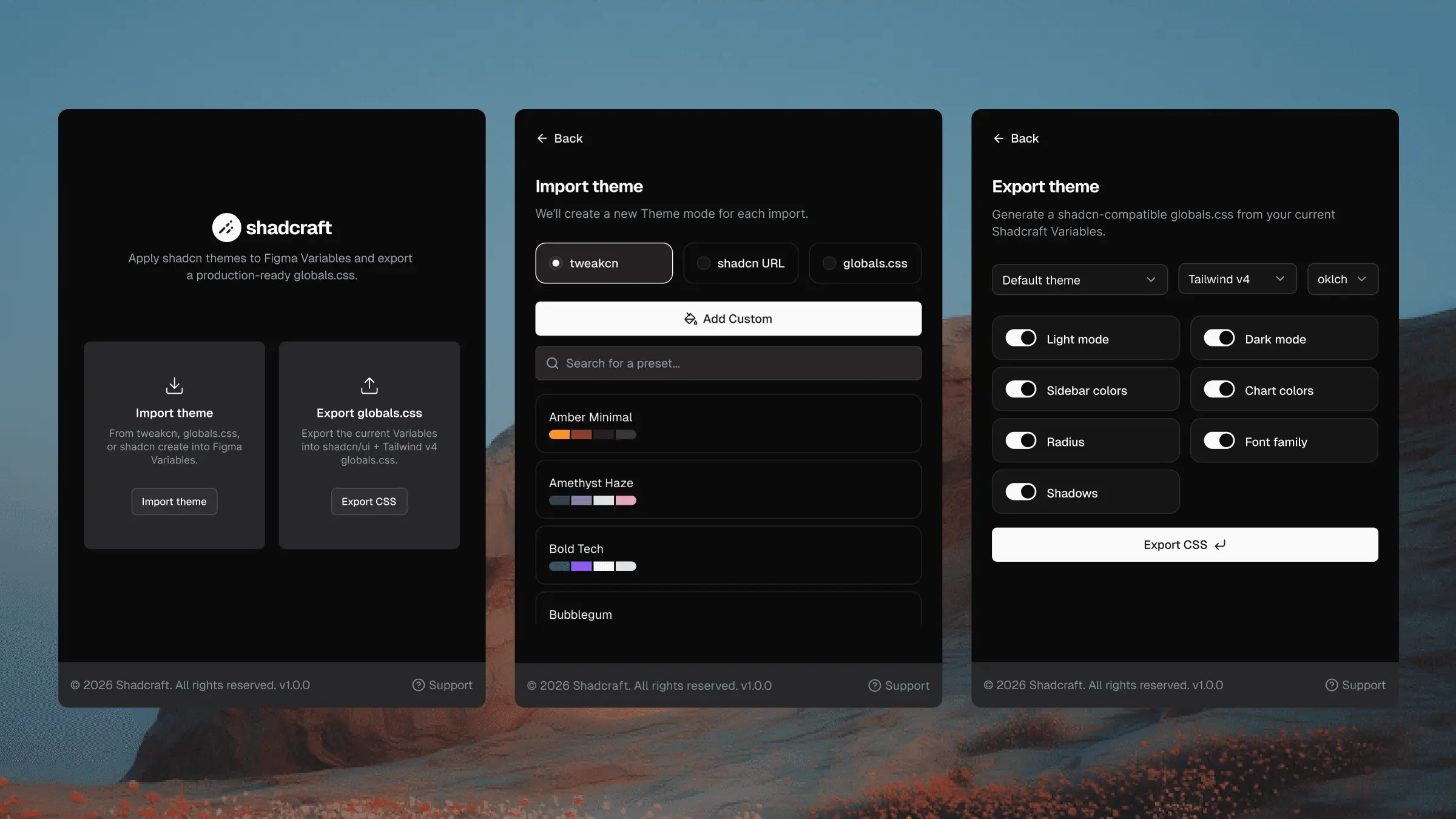 Introducing the shadcncraft Figma Plugin